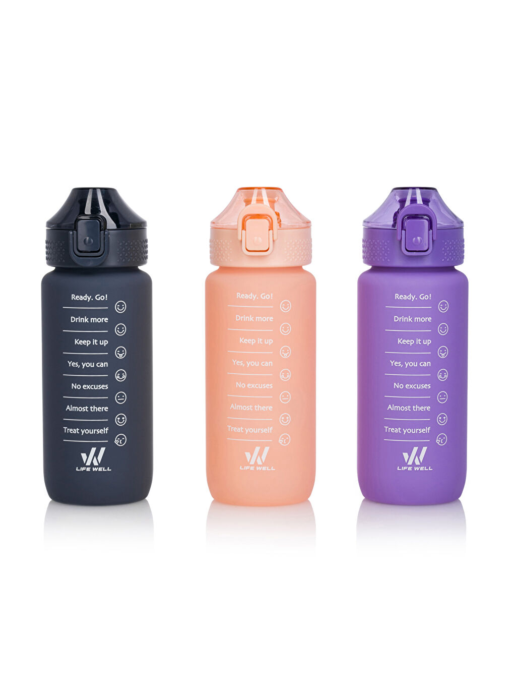 LCW ACCESSORIES Karişik Baskılı Motivasyon Matarası 650 ml - 4