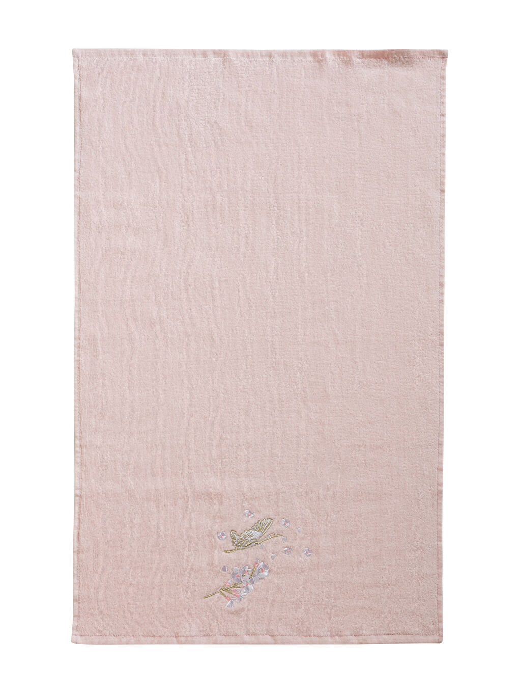 Floral Embroidered Cotton Face Towel 50x80 cm -S5BC92Z8-YFZ