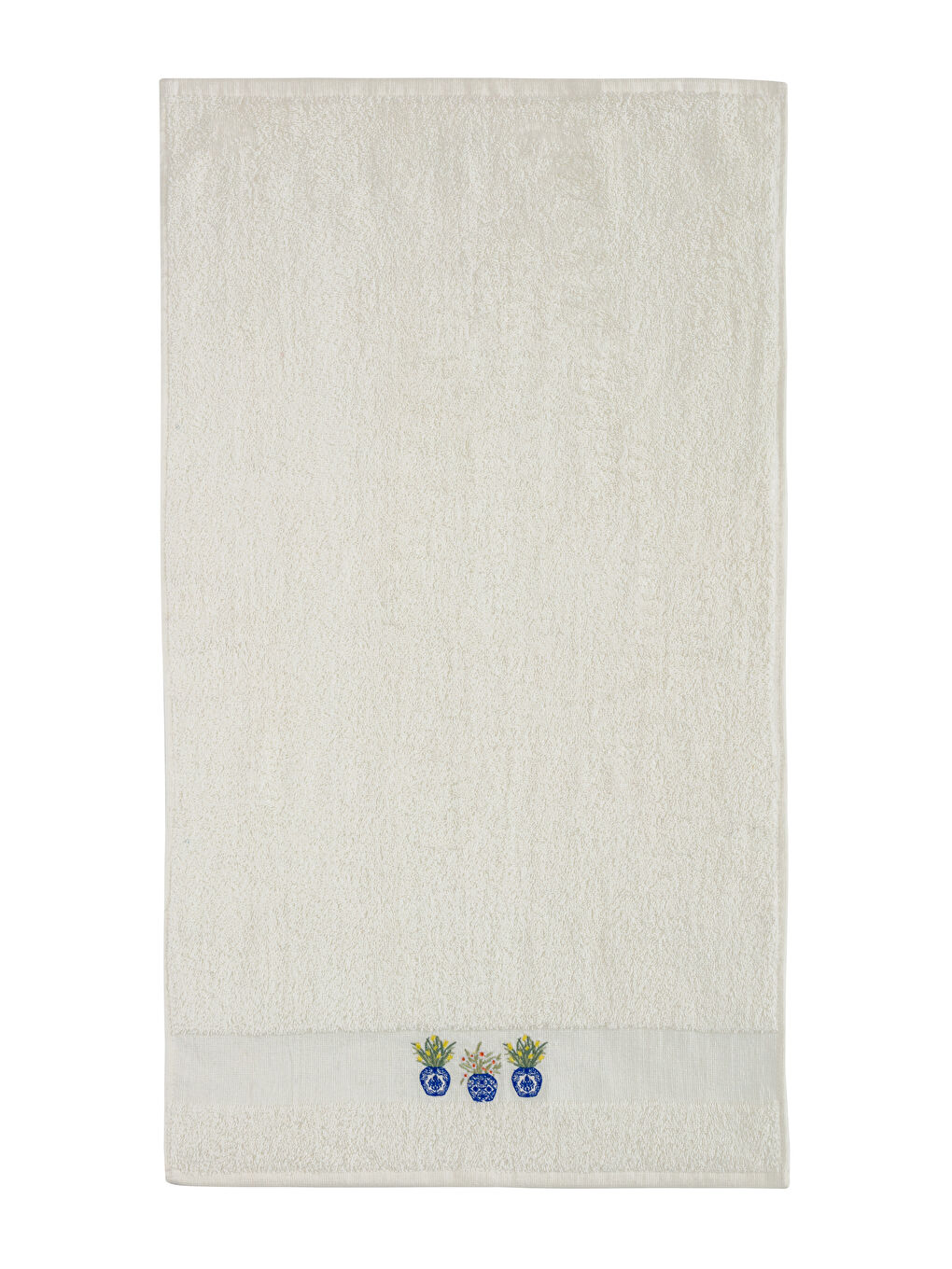 Embroidered Cotton Face Towel 50x80 cm -S5BD95Z8-EEW