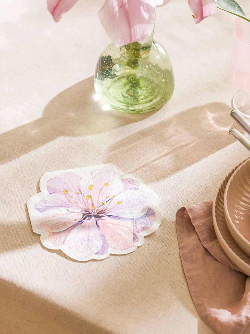 Floral Printed Paper Napkin 20 pcs -S5BI26Z8-F9C