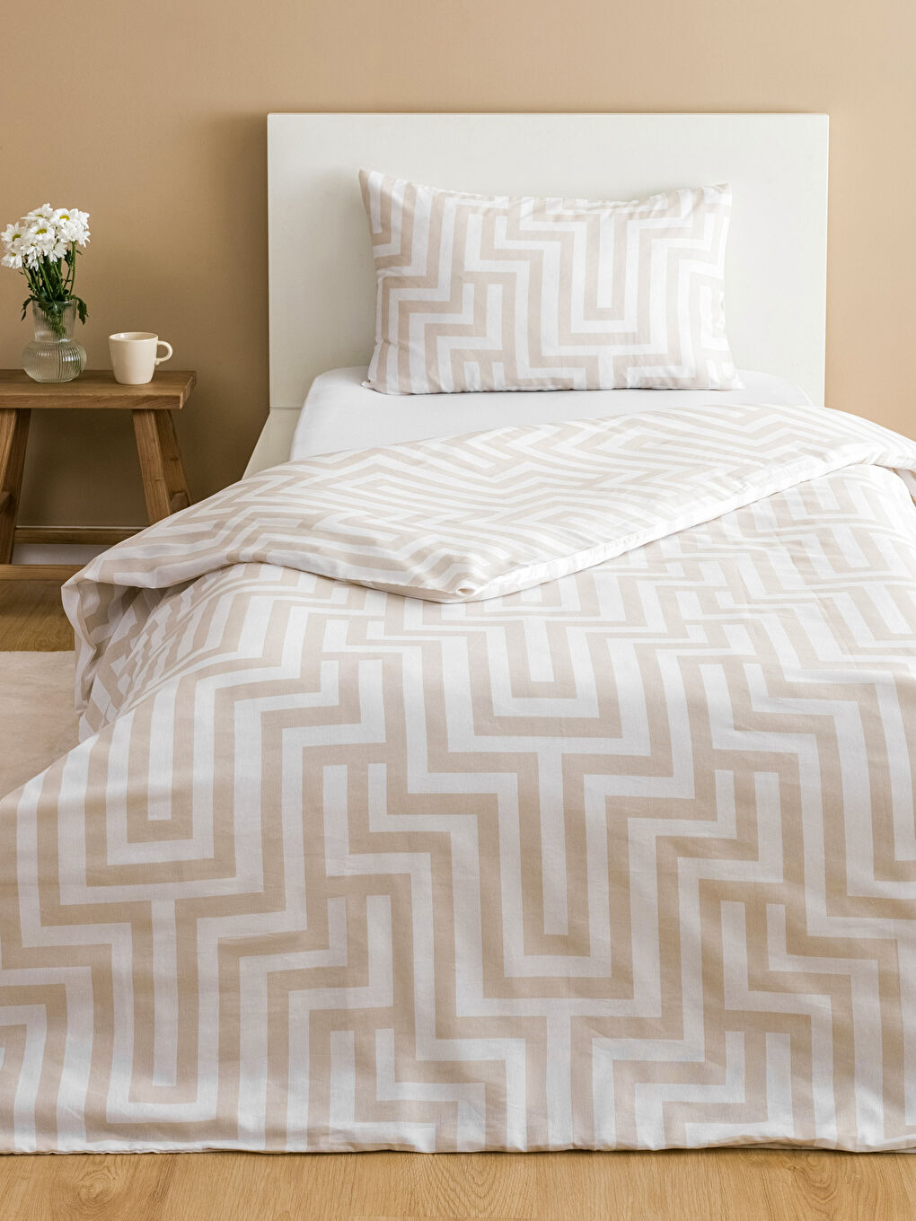Striped Single Bed Duvet Set -S5BL23Z8-DEE