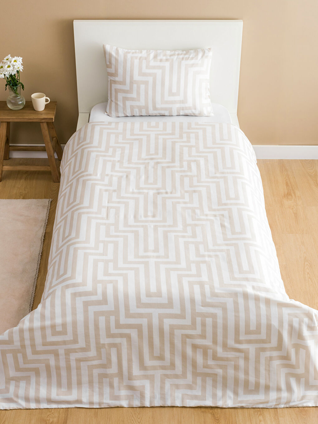 Striped Single Bed Duvet Set -S5BL23Z8-DEE