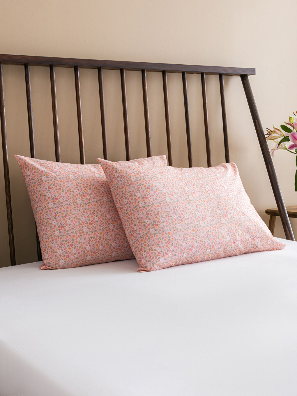 LCW HOME Karişik Çiçek Desenli Yastık Kılıfı 2'li 50x70 cm
