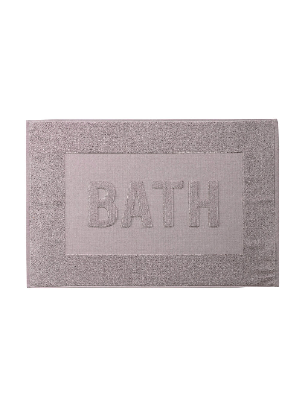 Cotton Text Printed Bath Mat 50x70 Cm -S5BT38Z8-GWS