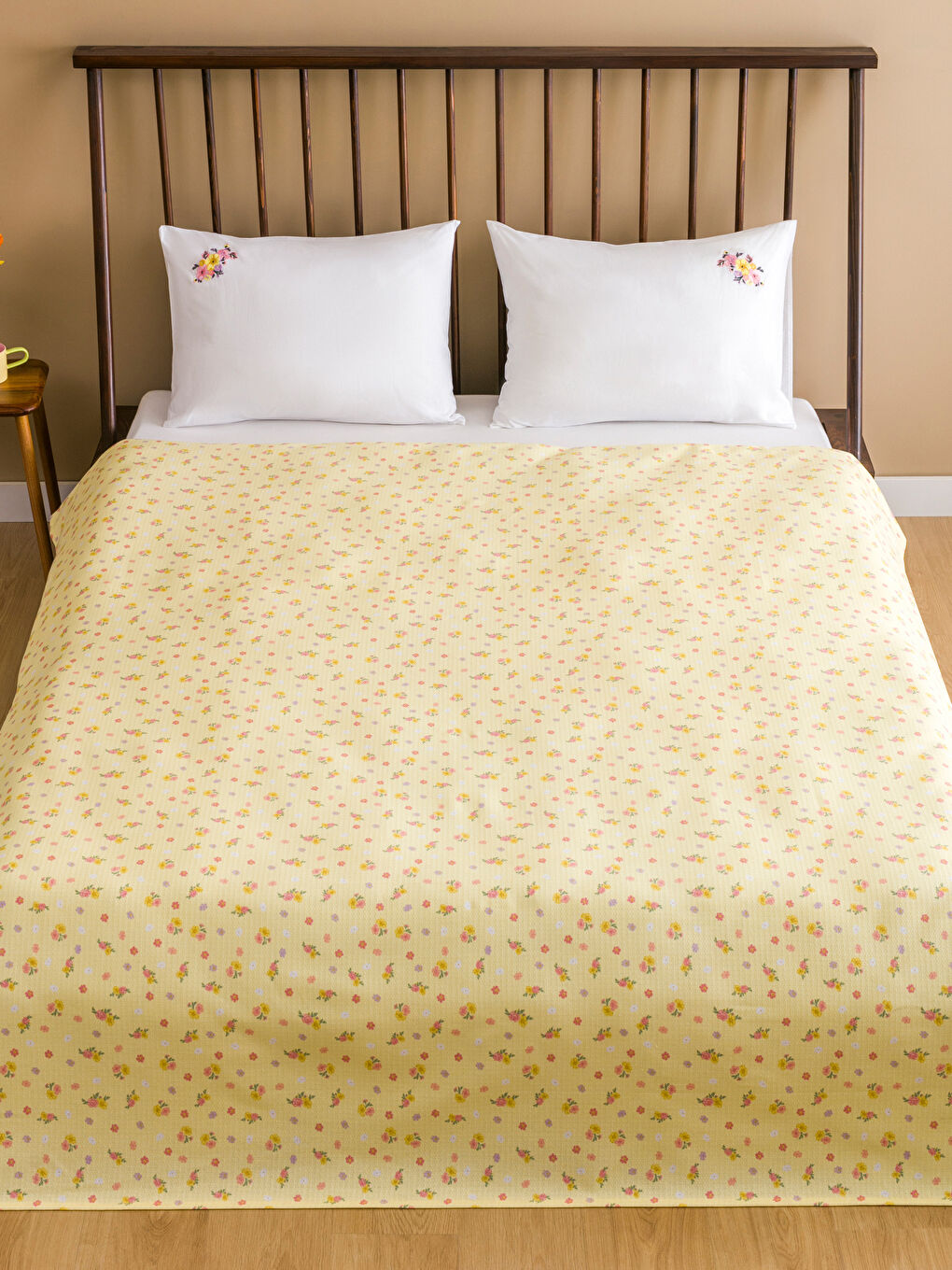 Floral Double Bed Bedspread Set -S5BU19Z8-F9C