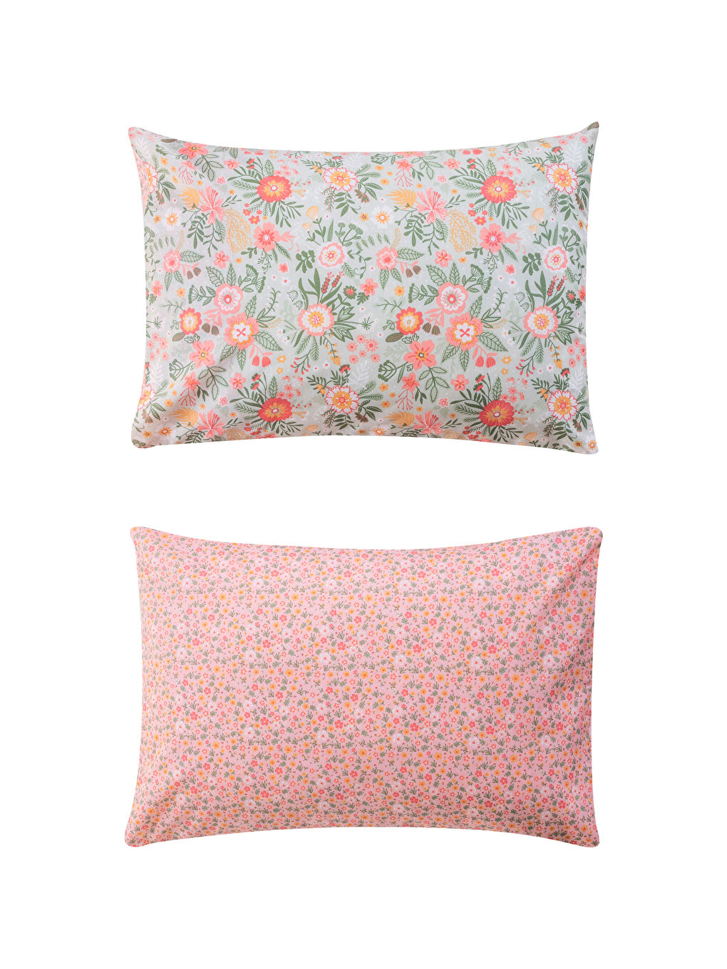 كيس مخدة بنقشة زهور 2 قطعة 50x70 سم-4