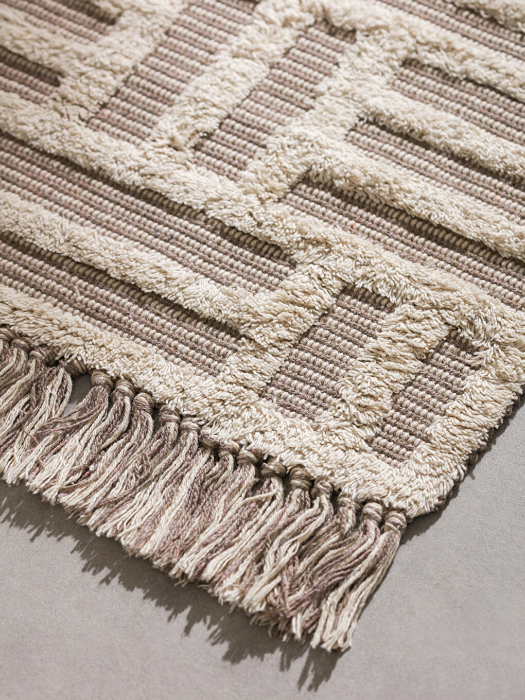Geometric Patterned Bath Mat 50X80 Cm -S5BV06Z8-GSC