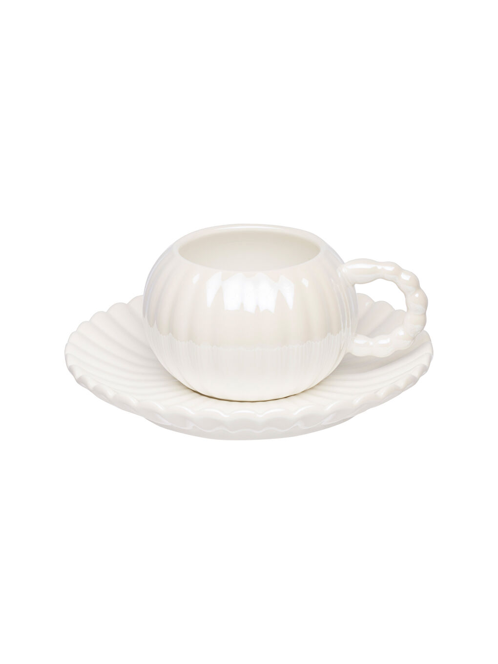 LCW HOME Pembe Tek Kişilik Porselen Kahve Fincan Takımı 220 ml - 4