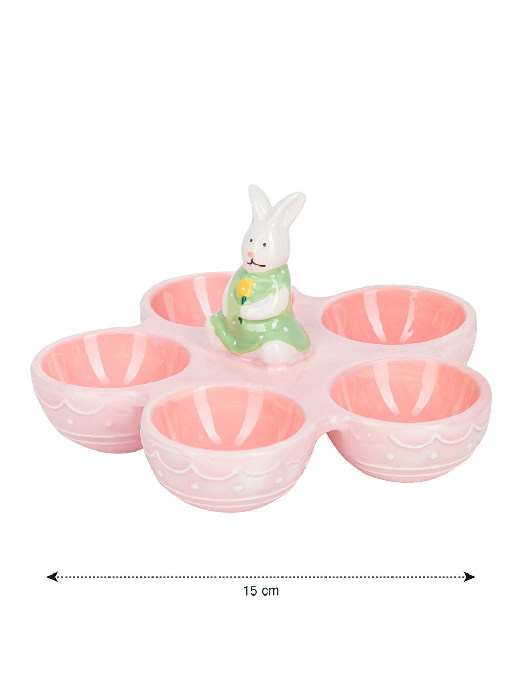 Egg Cup with Rabbit Figure -S5CH26Z8-F9C
