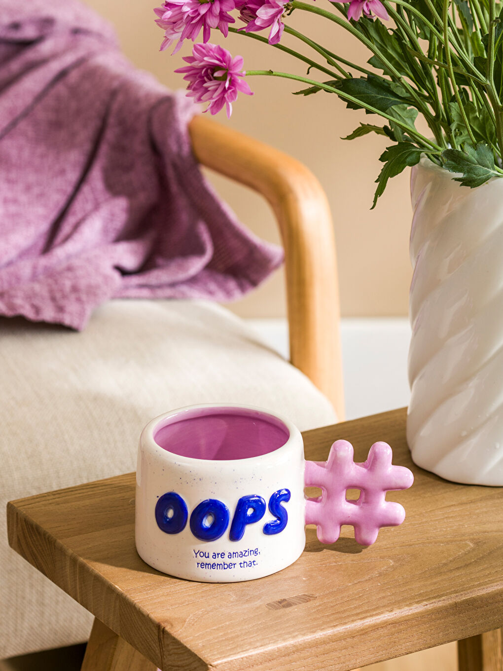 LCW HOME Karişik Baskılı Seramik Kupa 370 ml
