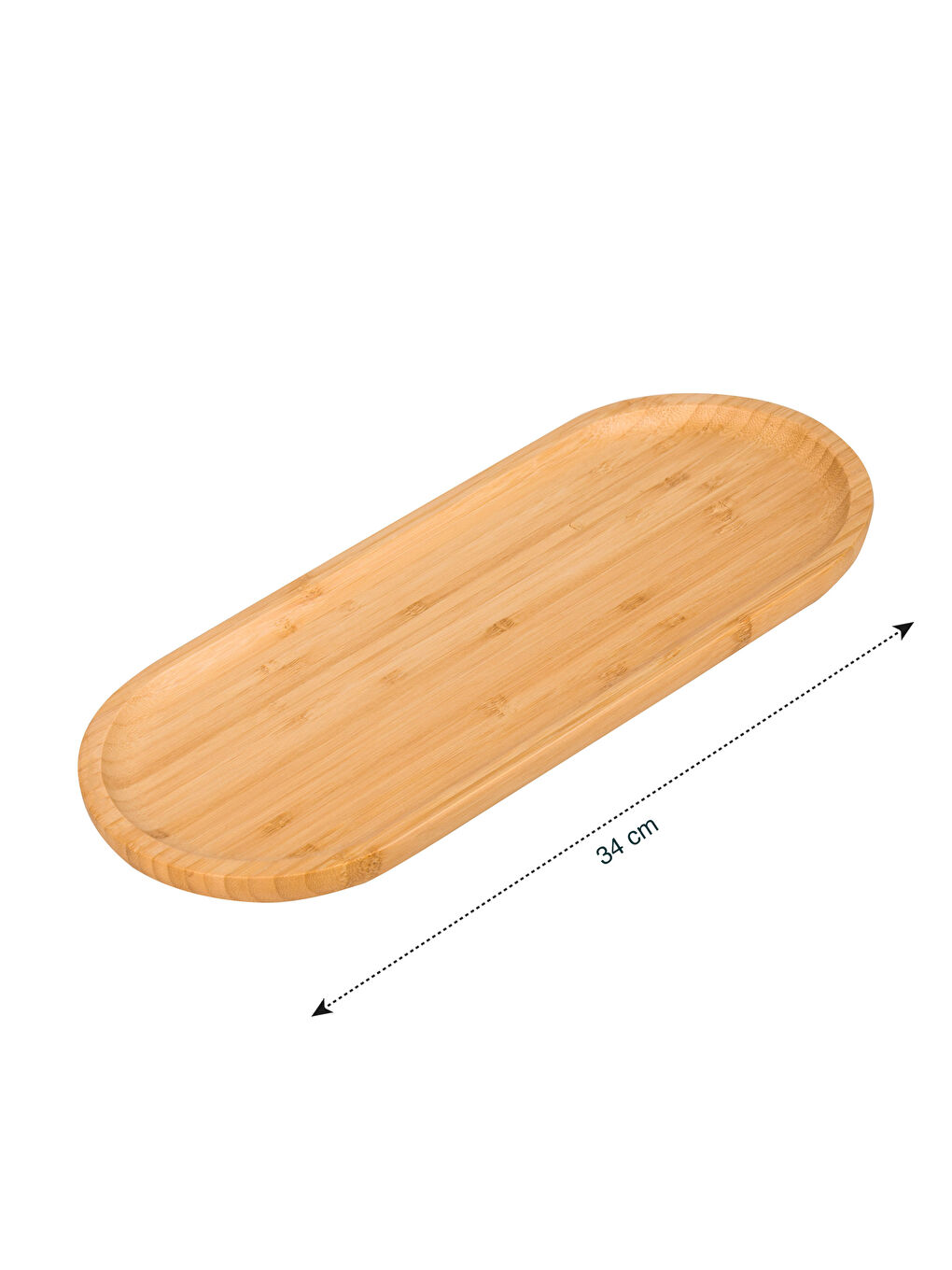 LCW HOME Kahverengi Ahşap Sunumluk 34 cm - 3