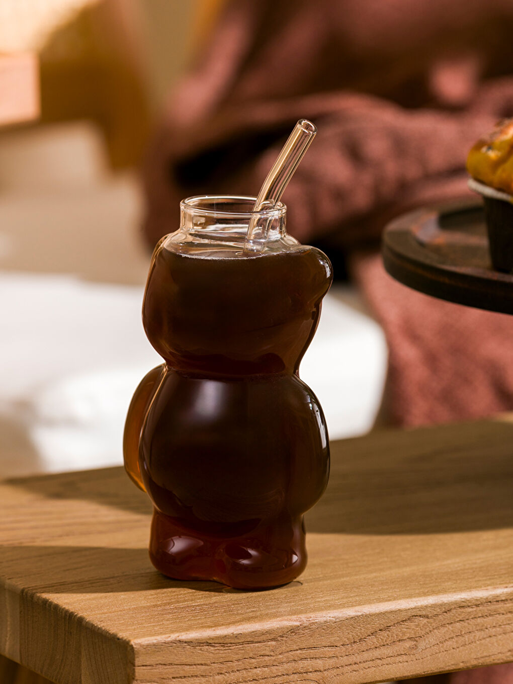 Bear Figured Glass with Straw 320 ml -S5CJ08Z8-Q57