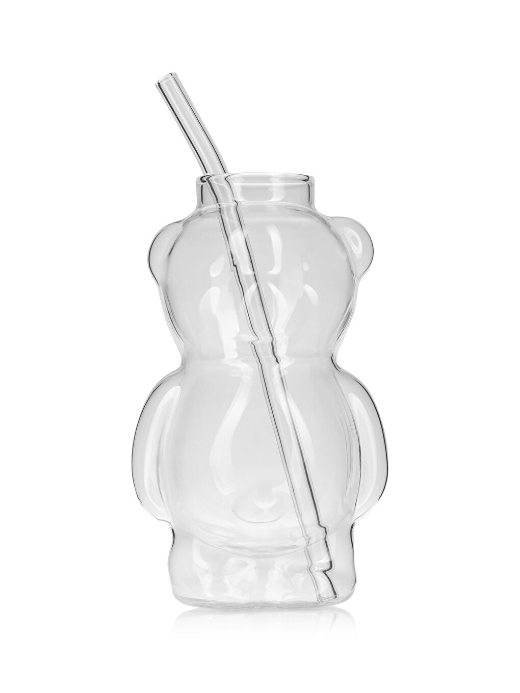 Bear Figured Glass with Straw 320 ml -S5CJ08Z8-Q57