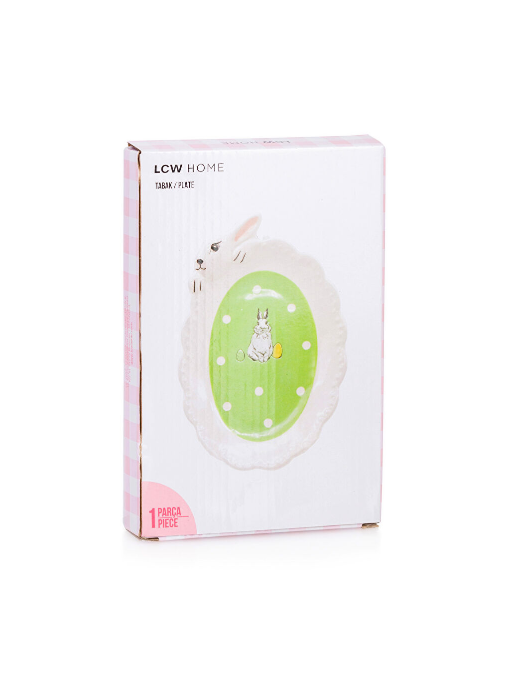 LCW HOME Karişik Tavşan Baskılı Seramik Tabak 20 cm - 3