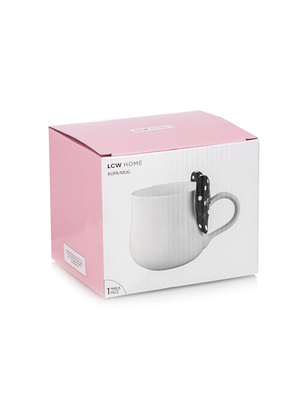 Bow Detailed Porcelain Mug 430 ml -S5CL96Z8-LQJ