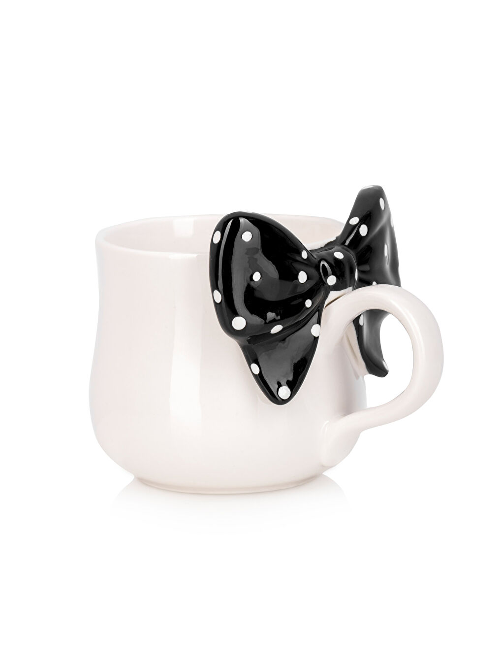 Bow Detailed Porcelain Mug 430 ml -S5CL96Z8-LQJ
