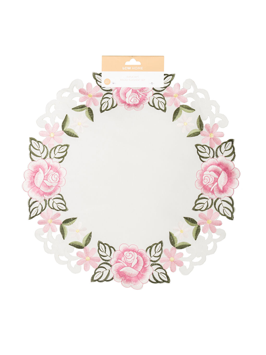 Flower Patterned Placemats 2-Pack 38 Cm -S5CM27Z8-V9H