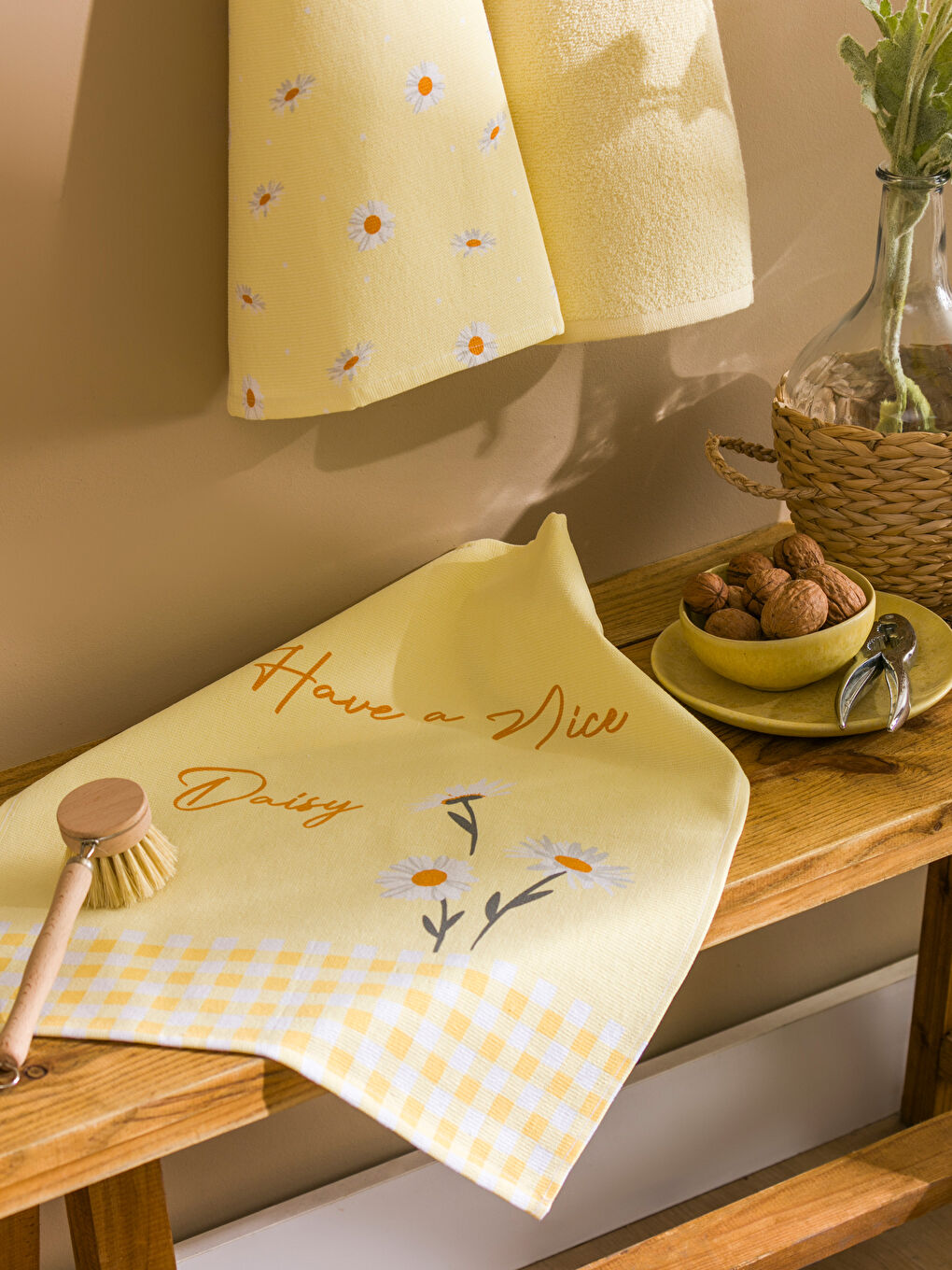 منشفة شاي مُزهرة ٣ قطع 40x50 سم-3