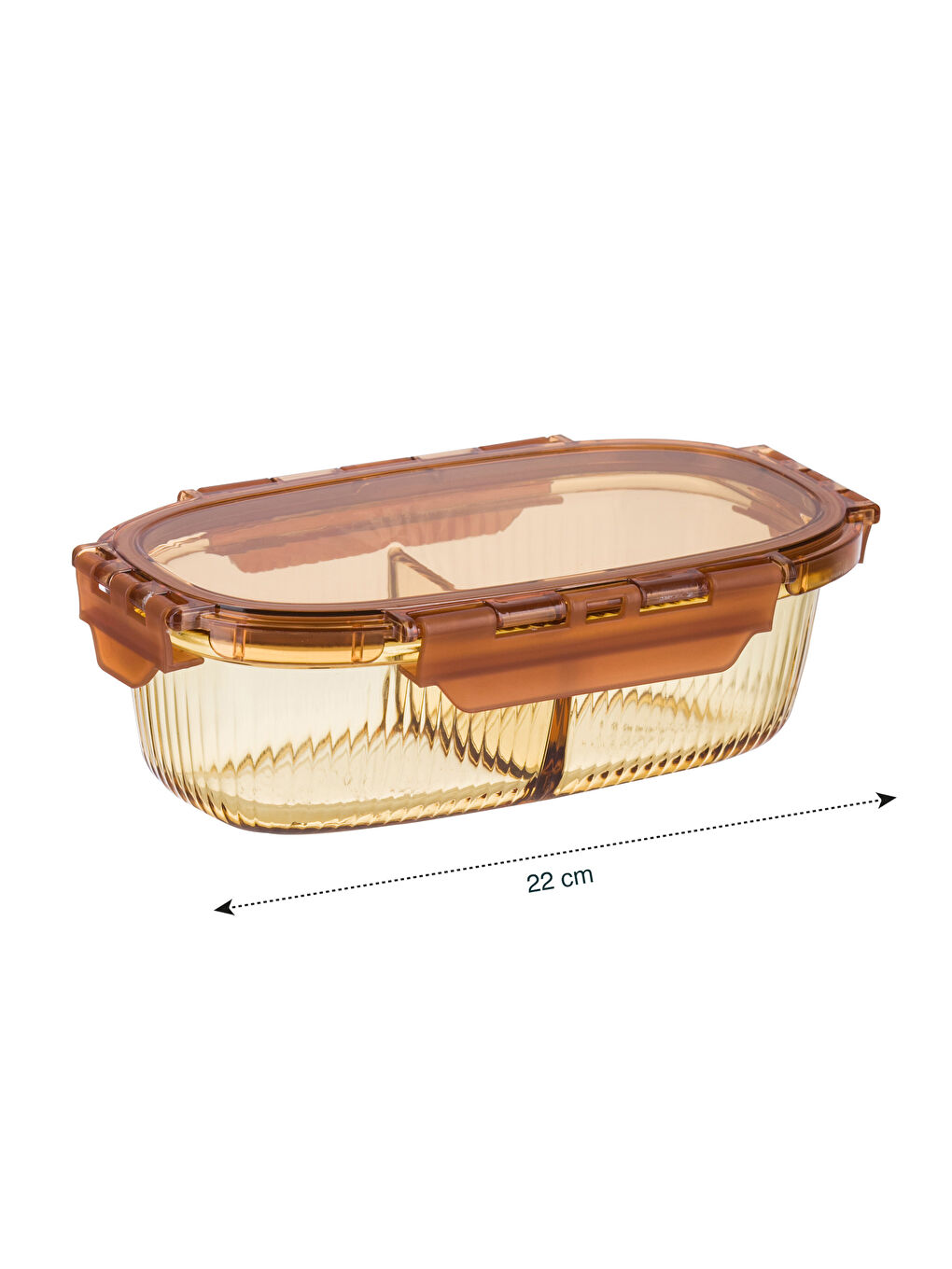 Vacuum-Lidded Glass Storage Container 22 cm -S5CQ13Z8-GD9