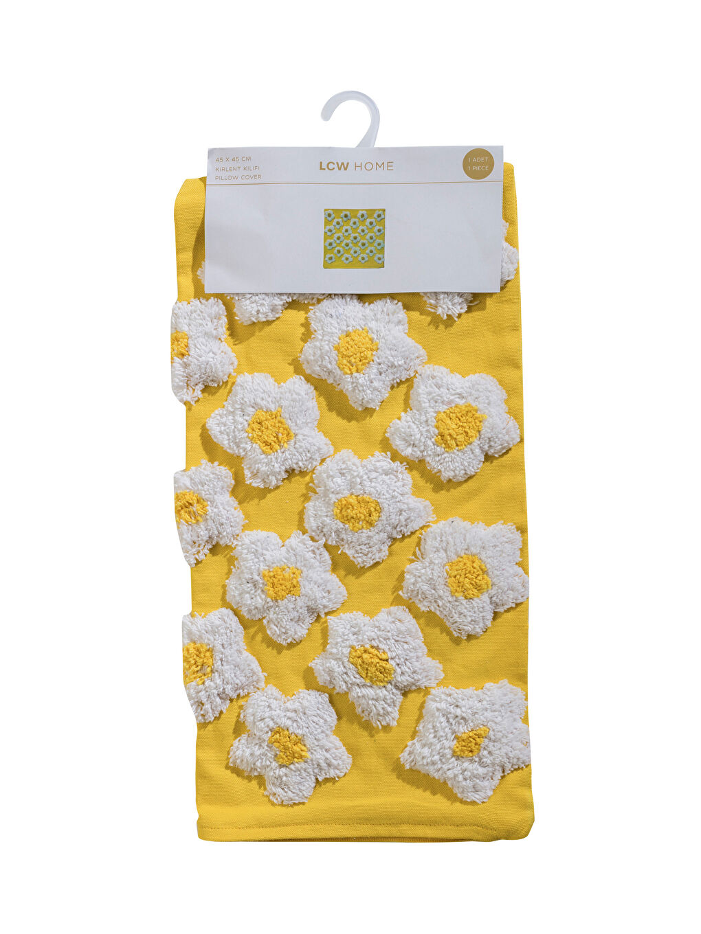 Floral Embroidered Cushion Case 45x45 cm -S5CQ18Z8-YYS