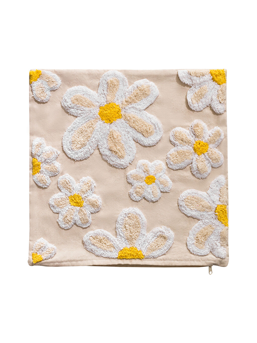 Floral Embroidered Cushion Case 45x45 cm -S5CQ20Z8-YXD