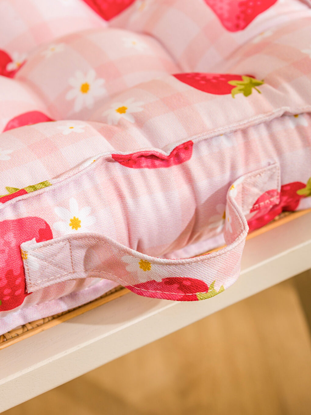 LCW HOME Pembe Çilek Baskılı Minder 40x40 cm - 2