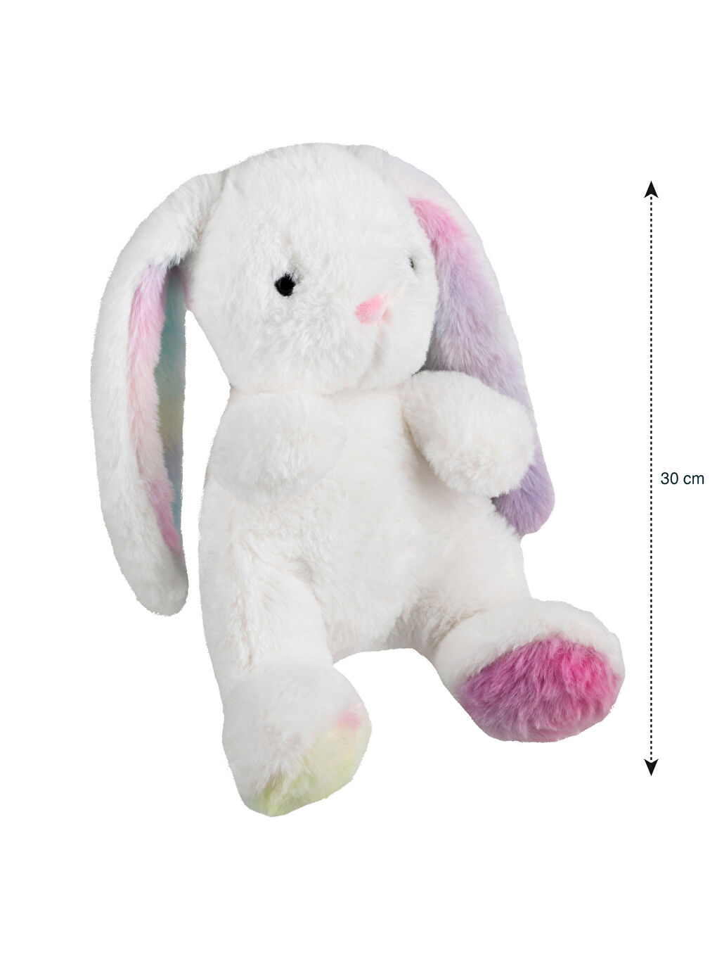 LCW HOME Beyaz Tavşan Figürlü Pelüş Bebek Kırlent 30 Cm - 3