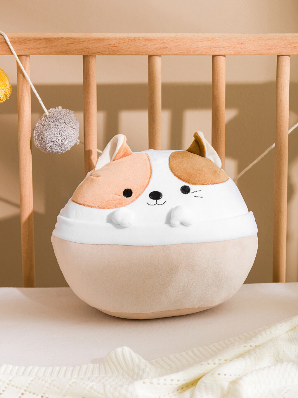 LCW HOME Karışık Kedi Figürlü Bebek Kırlent 25 Cm - 1