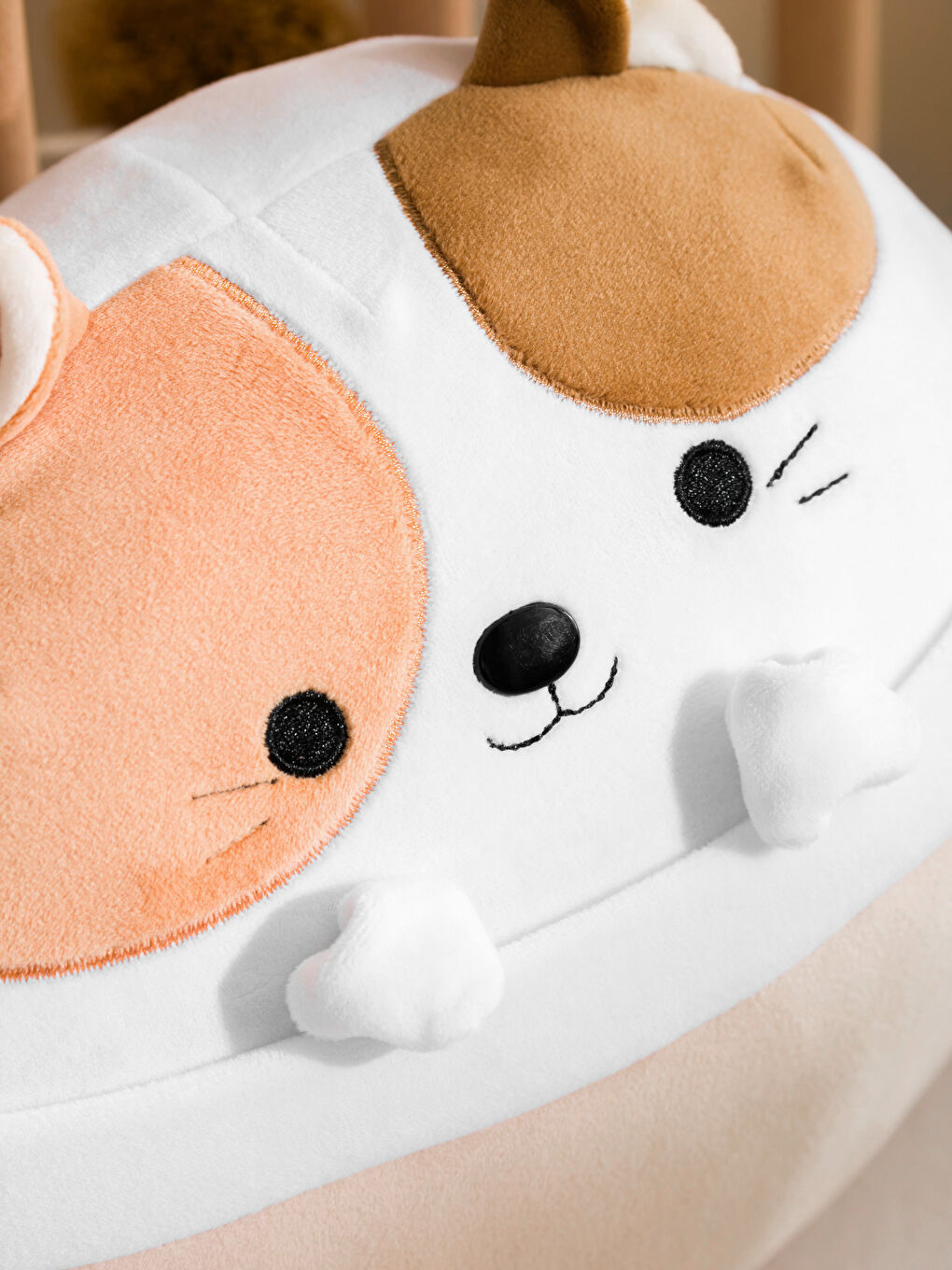 LCW HOME Karışık Kedi Figürlü Bebek Kırlent 25 Cm - 2