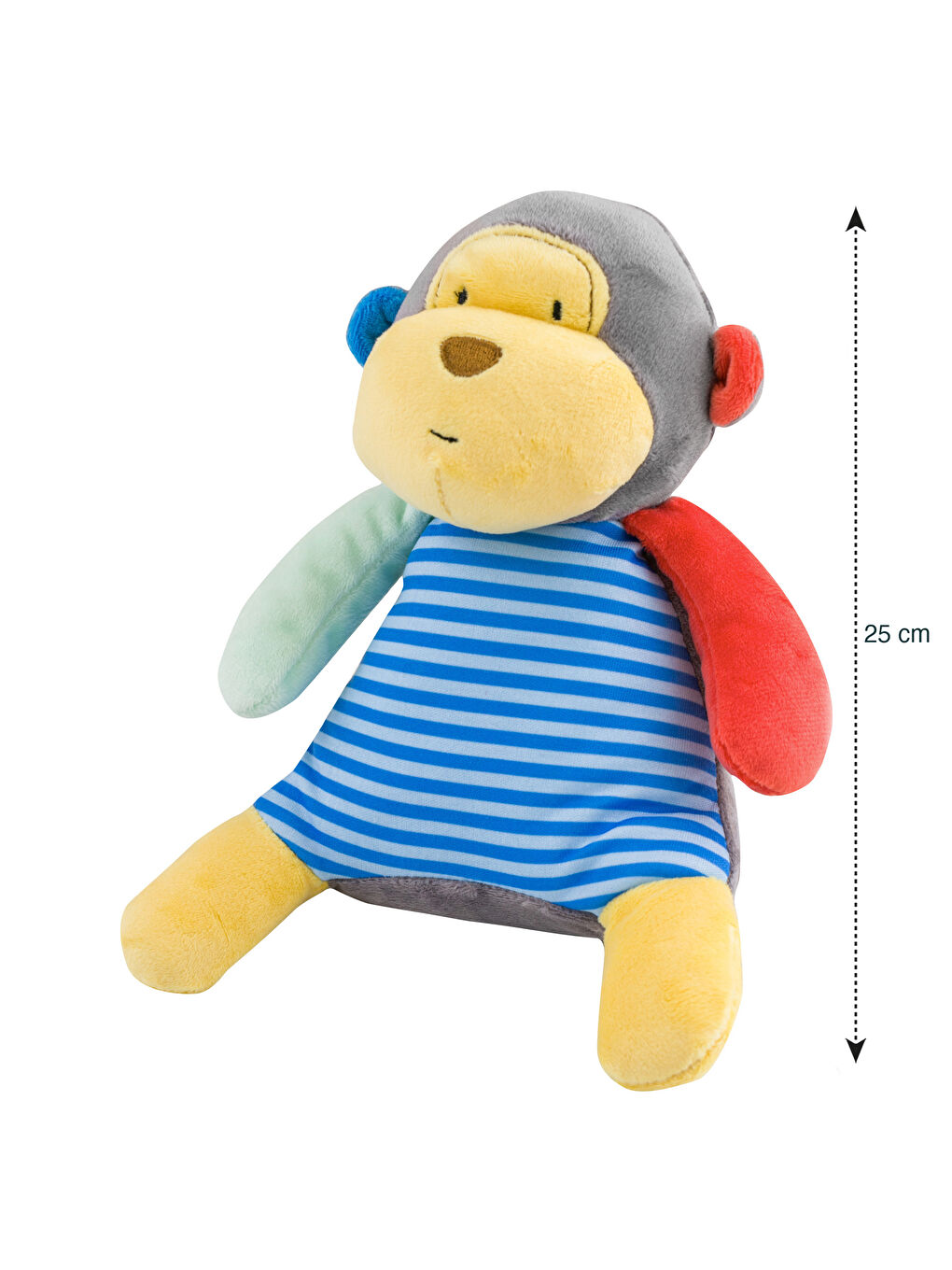 LCW HOME Karışık Maymun Figürlü Pelüş Bebek Kırlent 25 Cm - 3