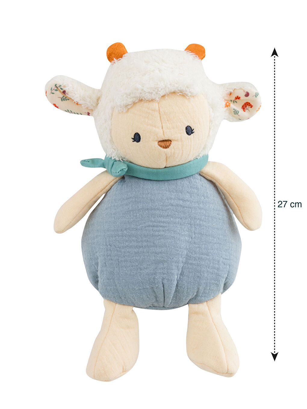 LCW HOME Karışık Kuzu Figürlü Pelüş Bebek Kırlent 27 Cm - 3