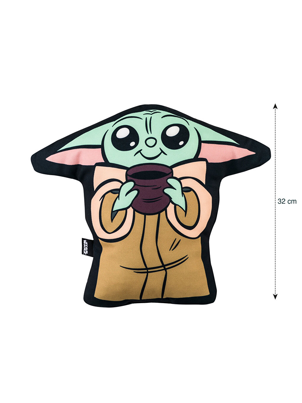 LCW HOME Karışık Star Wars Yoda Figürlü Bebek Kırlent 32 Cm - 3