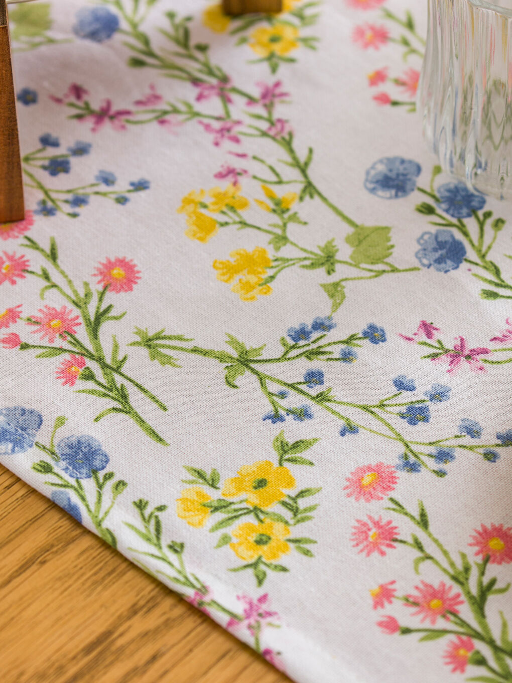 LCW HOME Karişik Çiçek Desenli Püskülü Runner 40x120 cm - 3
