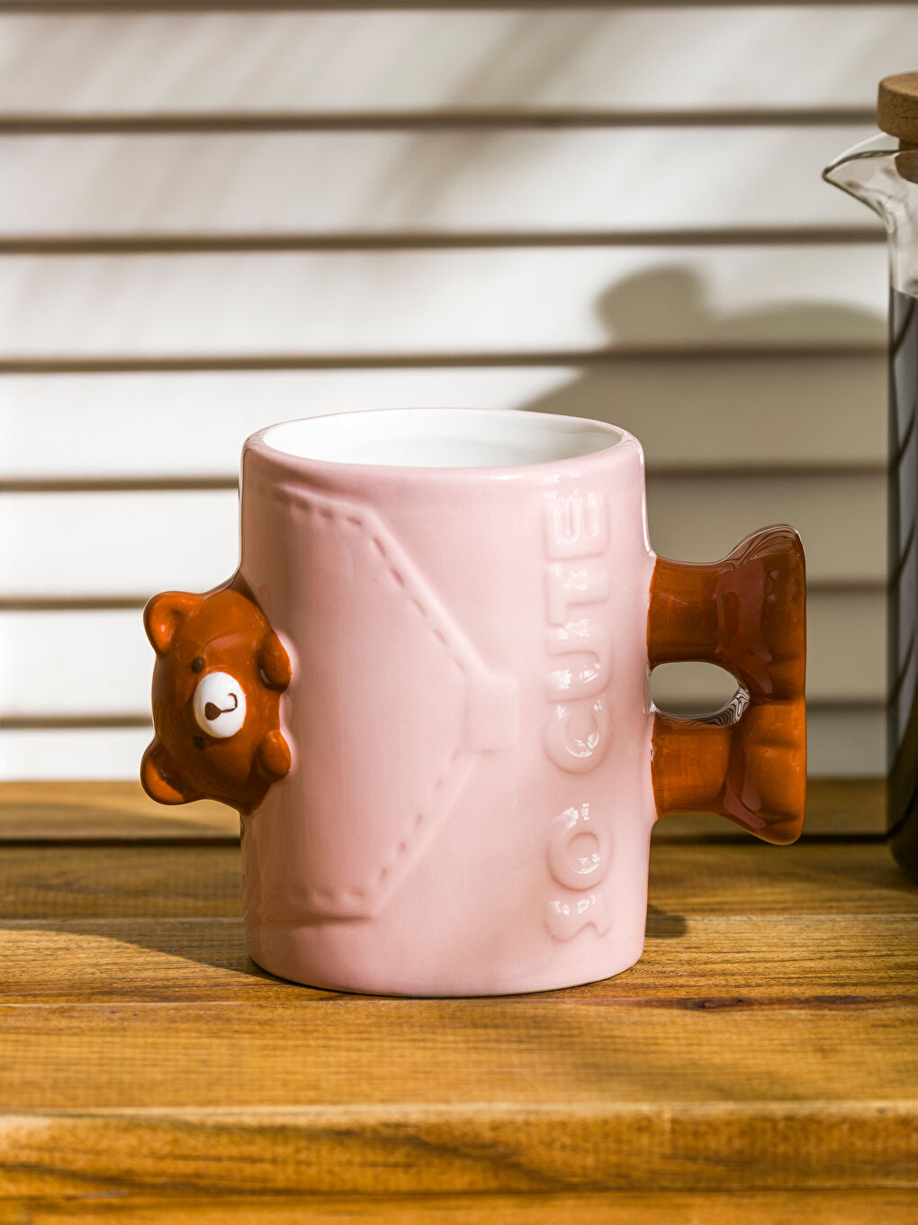 LCW HOME Bear Figurine Ceramic Mug 438 ml -S5CS22Z8-M0T