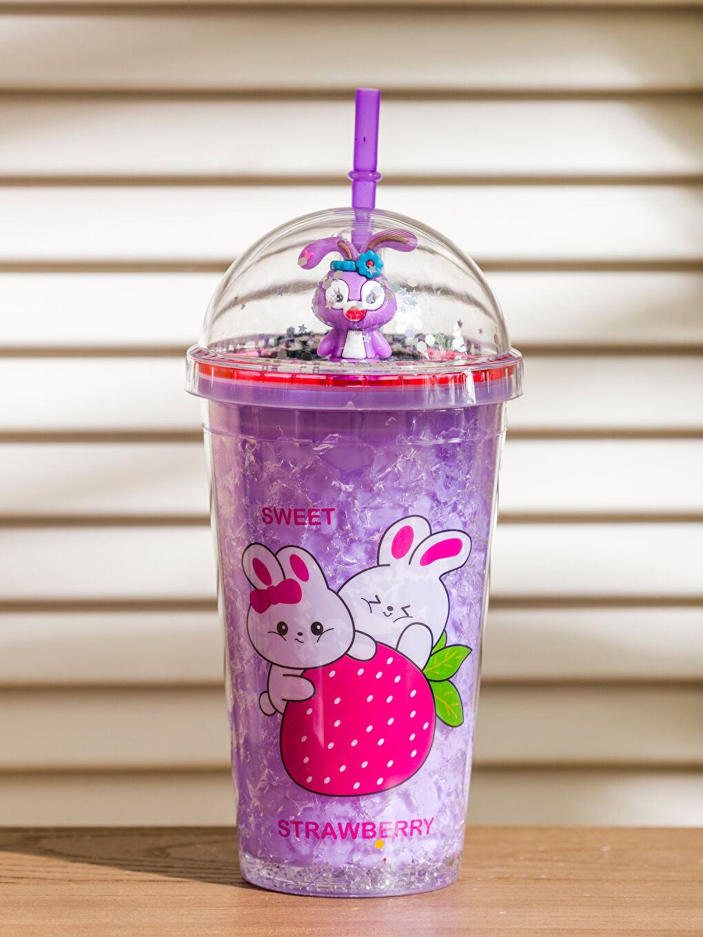 Printed Soft Drink Glass with Straw 500 ml -S5CS26Z8-M0T
