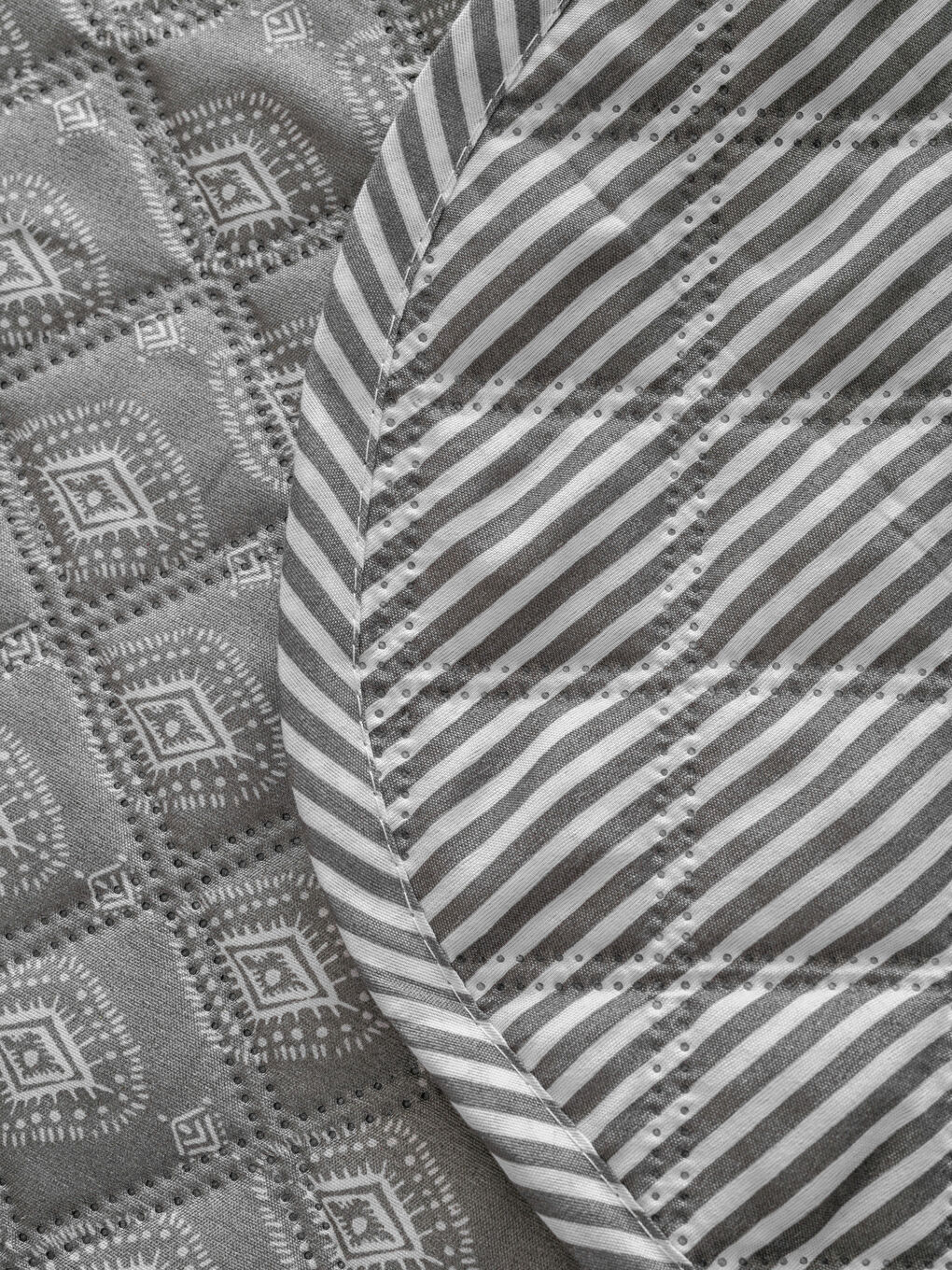 Printed Double Bedspread 200x220 cm -S5CU73Z8-F9C