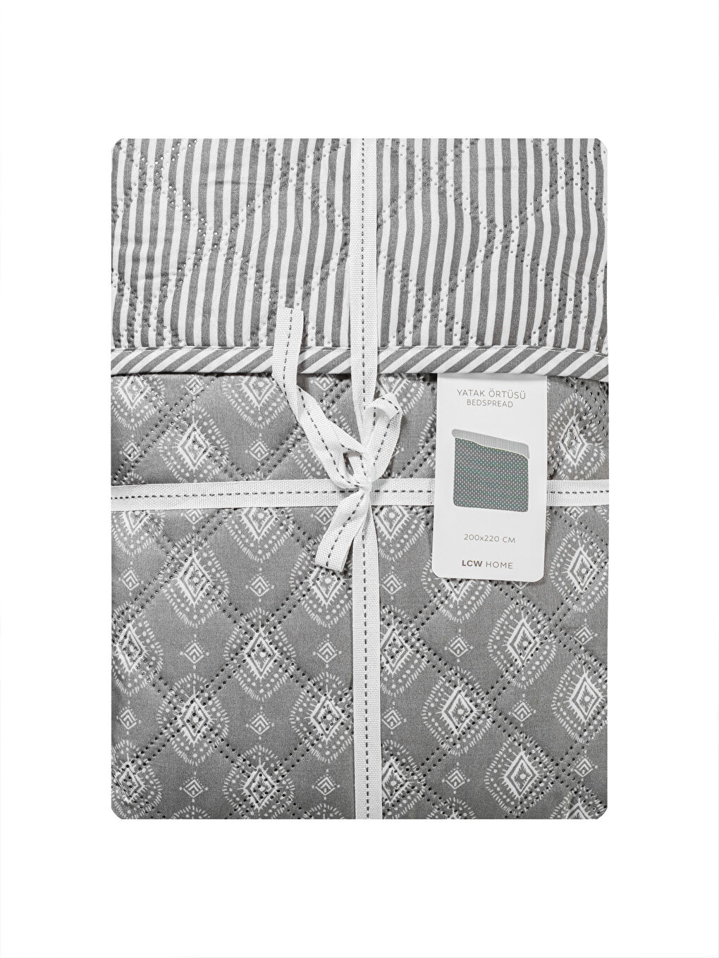 Printed Double Bedspread 200x220 cm -S5CU73Z8-F9C