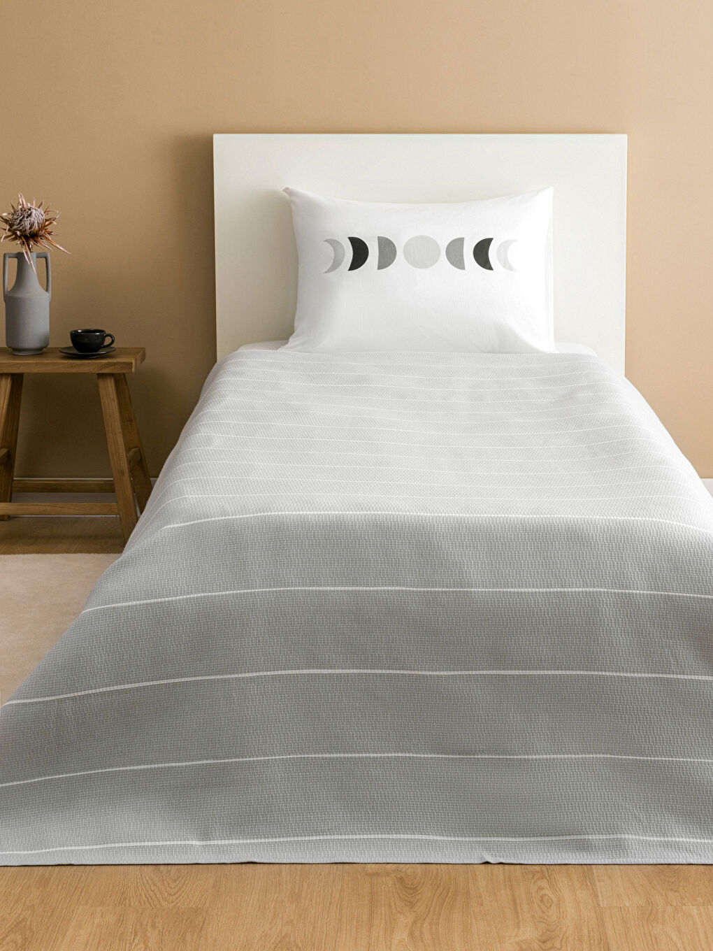 LCW HOME Karişik Çizgili Tek Kişilik Pike Seti