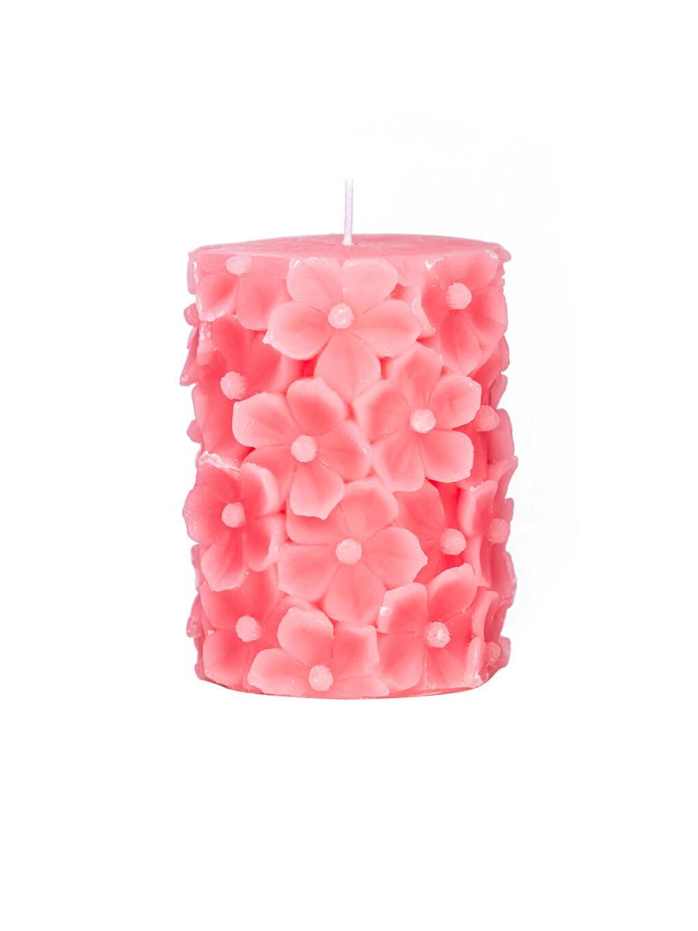 LCW HOME Pembe Çiçek Baskılı Mum - 3