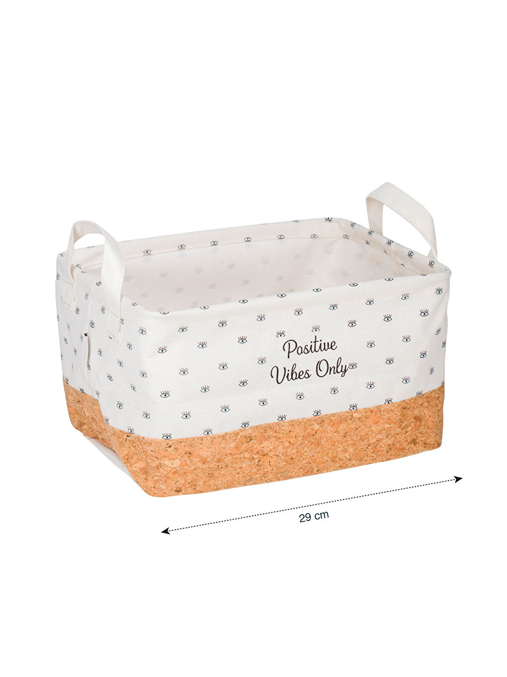 LCW HOME Eye Printed Basket 29 cm -S5DL23Z8-F9C
