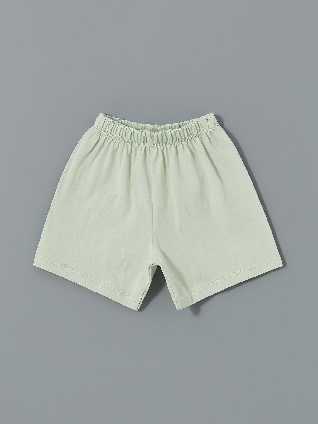 Yeşil Beli lastikli Basic Erkek Bebek Pijama Alt