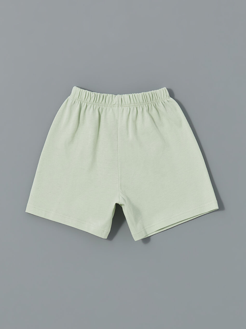 Yeşil Beli lastikli Basic Erkek Bebek Pijama Alt-1