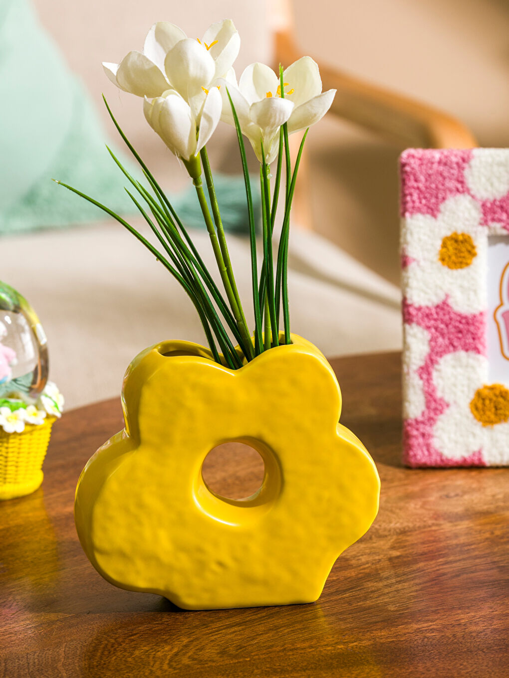 Decorative Ceramic Flowerpot 13 cm -S5DN76Z8-DR8