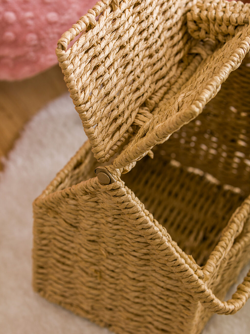 Home-Looking Wicker Basket 34 cm -S5DS84Z8-DEA