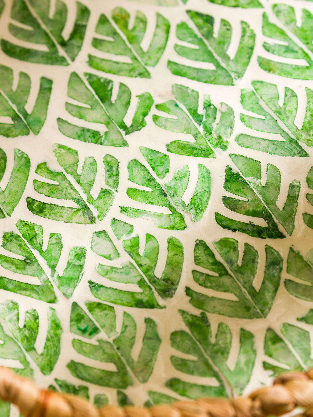 Karışık Dekoratif Hasır Tepsi 31 cm-3