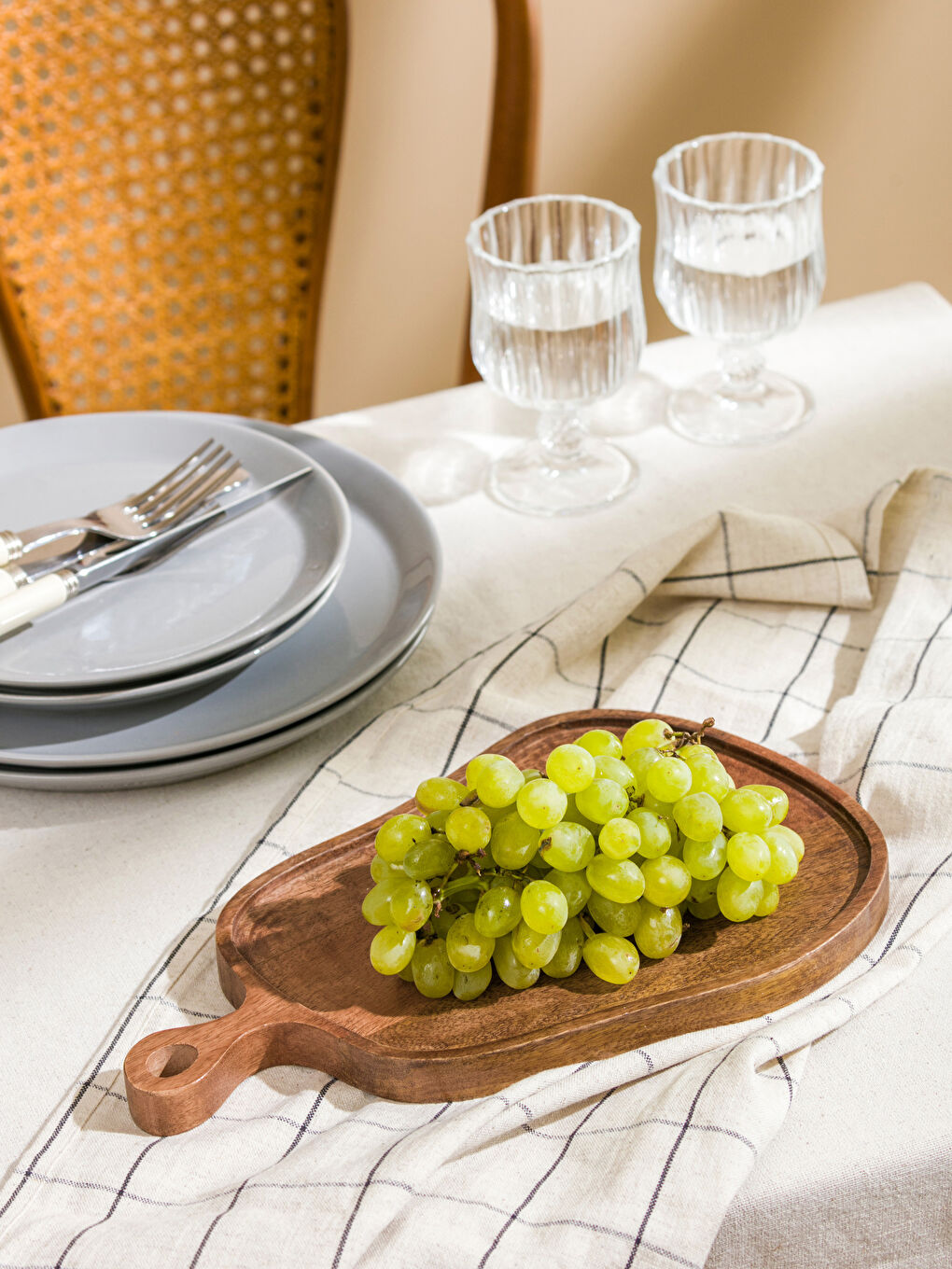 LCW HOME Kahverengi Ahşap Sunum Tabağı 29 cm
