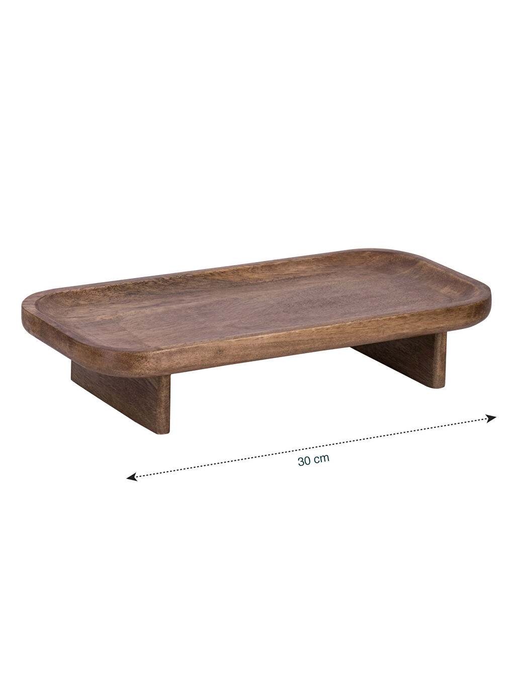LCW HOME Kahverengi Ahşap Sunum Tahtası 30 cm - 3
