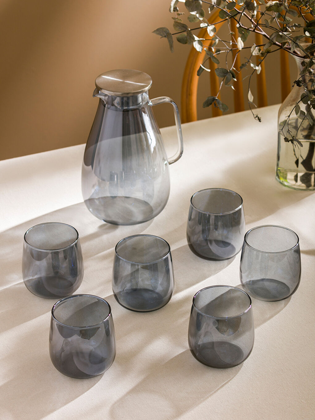 Antrasit Sürahi ve Bardak Takımı-2