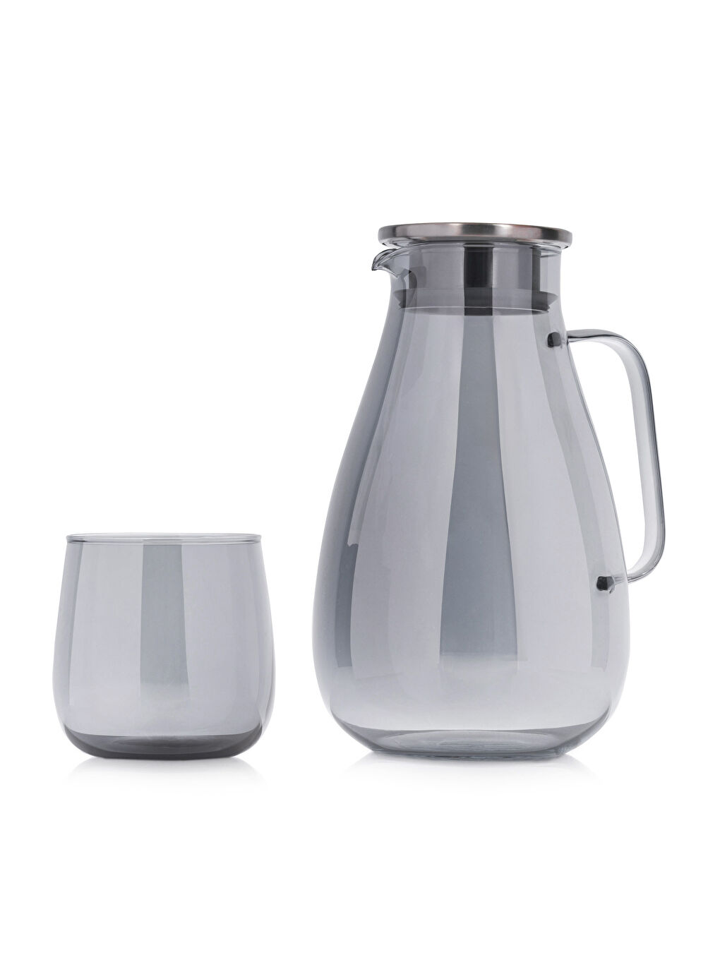 Antrasit Sürahi ve Bardak Takımı-5