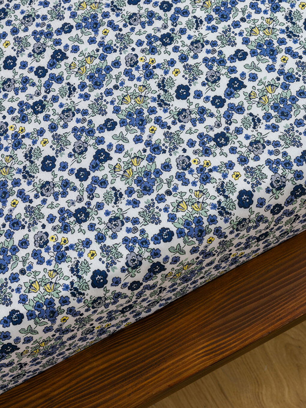 Flower Patterned Double Bed Fitted Sheet -S5EB30Z8-F9C